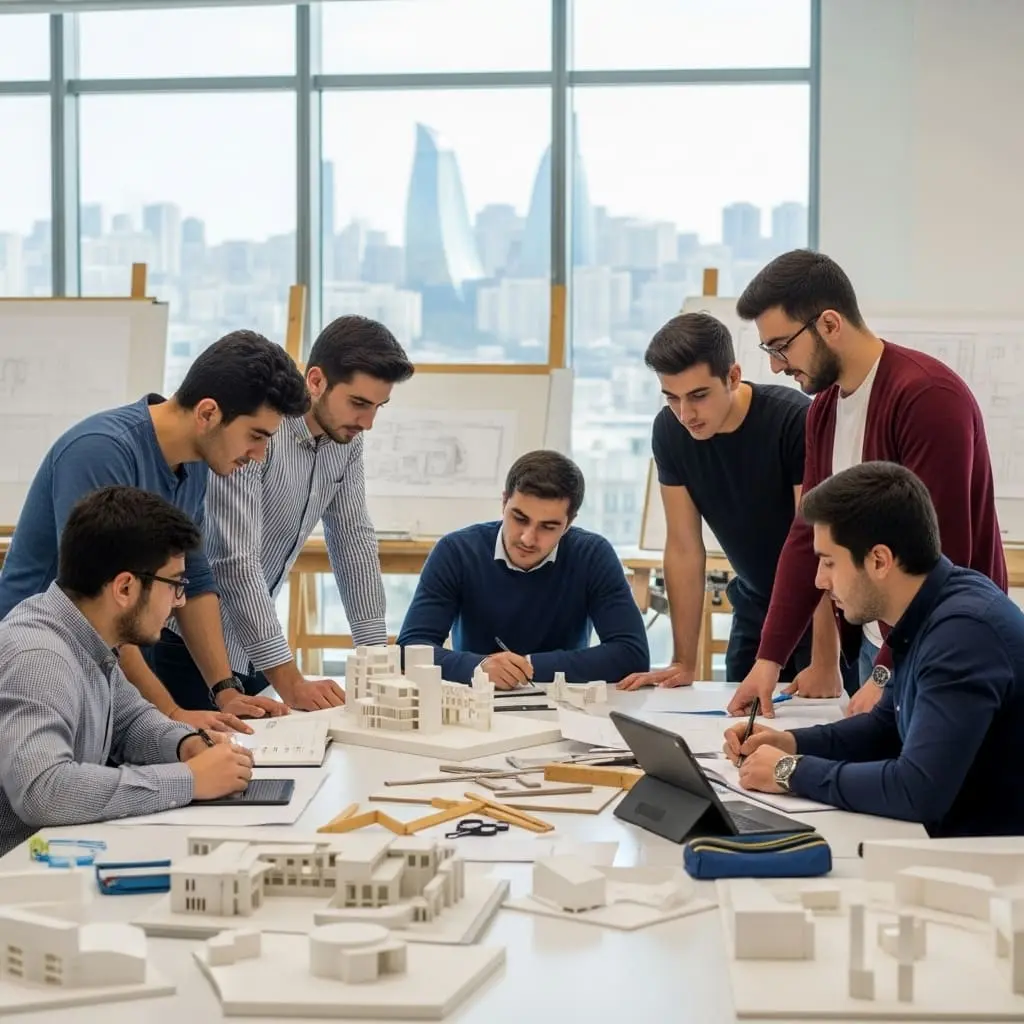 كليات جامعة أذربيجان للهندسة والبناء لمرحلة البكالوريوس